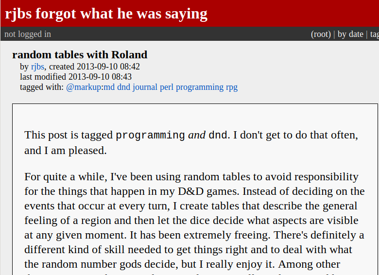 screenshot of roland blog post